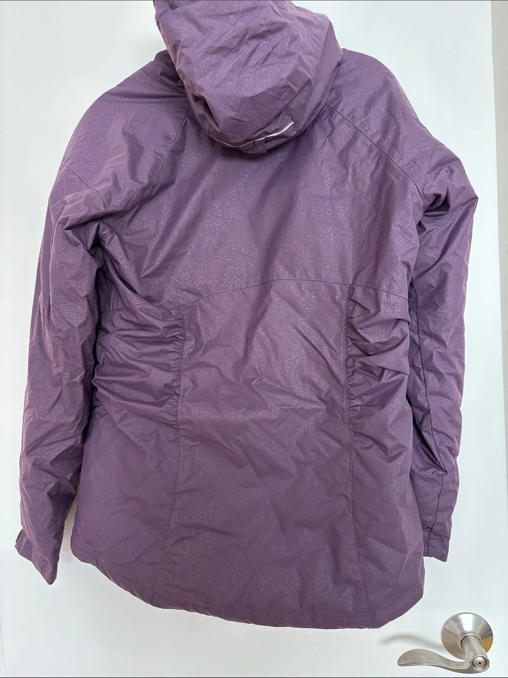 Columbia Purple Girls' Hooded Rain Jacket